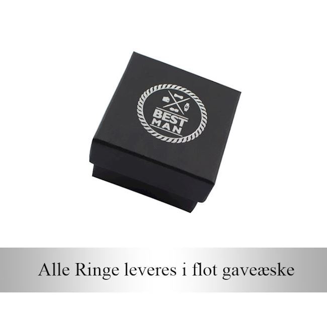 Tungsten Ring Black Stribe 6mm