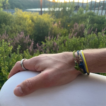 Armbånd Navy Blå Snor