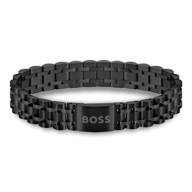 BOSS Owan Stål Armbånd Sort