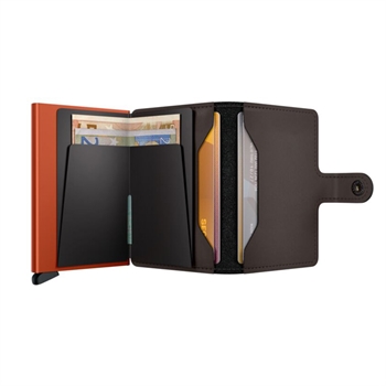 Secrid Miniwallet Matte Truffle & Orange