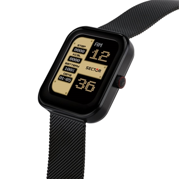 Klassisk smartwatch, i farven Sort