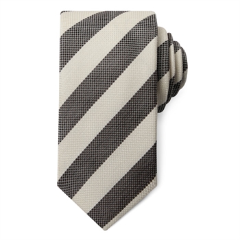 Udsøgt slips fra mærket Connexion, i farverne Grå & Hvid