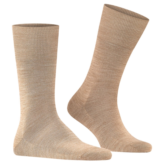 Virgin Wool Sokker fra Falke i Beige