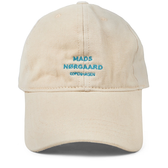 Beige logo cap fra Mads Nørgaard.