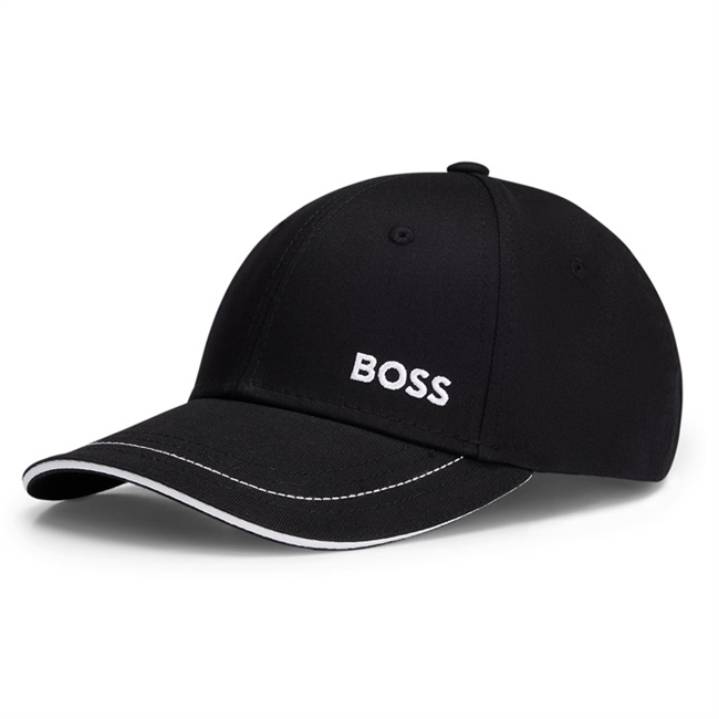 Stilfuld BOSS Cap i Sort