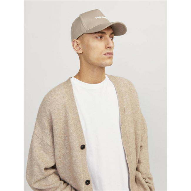 Sandfarvet Vesterbro Cap fra Jack & Jones