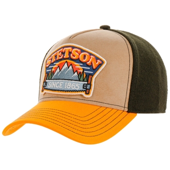 Flot hacksaw trucker cap fra Stetson.