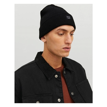 Smart Beanie i Sort fra Jack & Jones