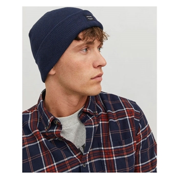 Smart Beanie i Mørkeblå fra Jack & Jones