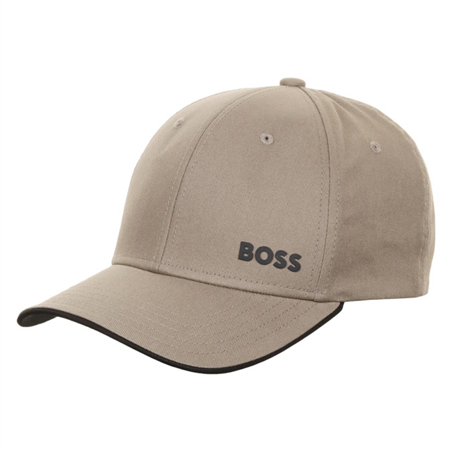 Sandfarvet Bold Cap fra BOSS