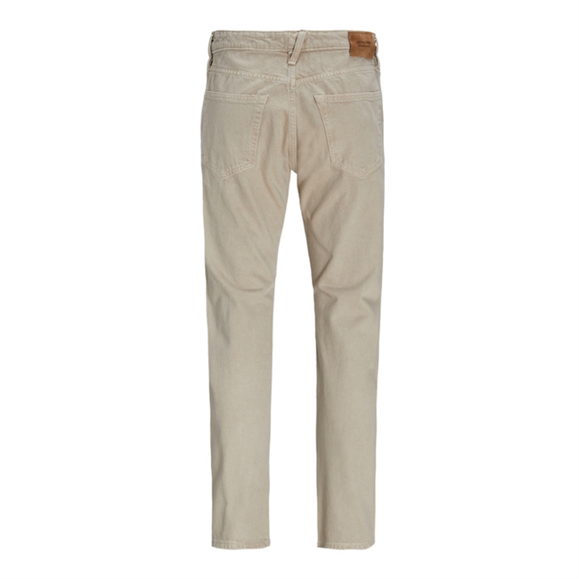 Flot lys beige jeans fra Jack & Jones.