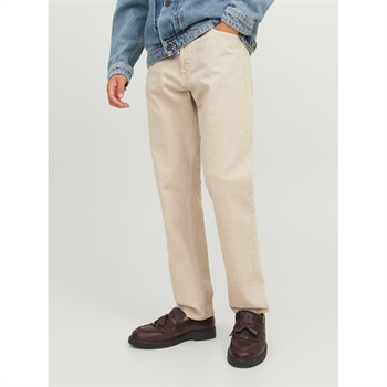 Flot lys beige jeans fra Jack & Jones.