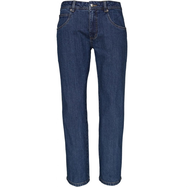 Lyseblå regular fit jeans med stræk.