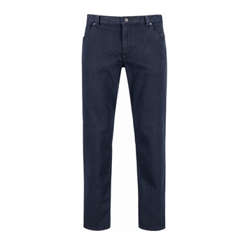 Lækre mørkeblå jeans fra Alberto med stretch.
