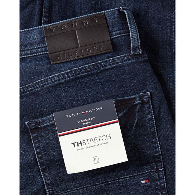 Hilfiger Jeans med Stretch i en flot mørkeblå farve.