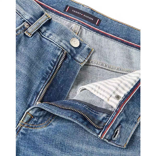 Stilrene Straight Fit Jeans i Blå fra Tommy Hilfiger