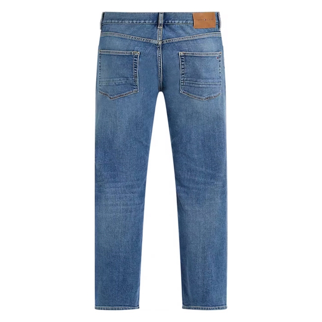 Stilrene Straight Fit Jeans i Blå fra Tommy Hilfiger