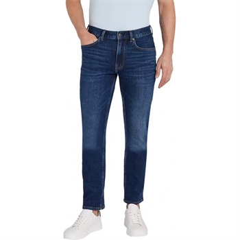 Stilrene straight fit jeans i mørkeblå fra Tommy Hilfiger