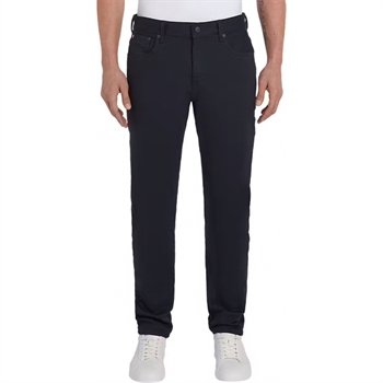 Smarte tapered fit jeans i sort fra Tommy Hilfiger