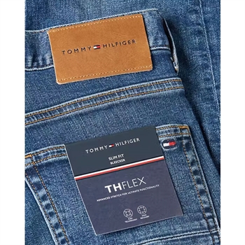 Stilrene slim fit jeans i blå fra Tommy Hilfiger