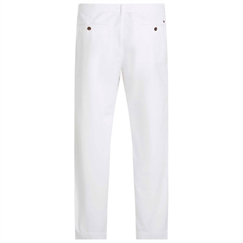 Flotte hvide tapered fit chino bukser fra Tommy Hilfiger