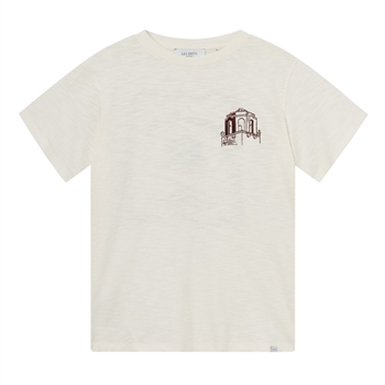 Behagelig T-Shirt med Stilfuldt Logo fra Les Deux