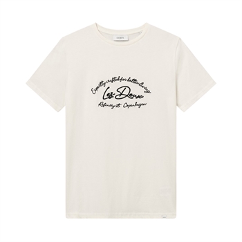 Casual Beige T-Shirt fra Les Deux med Motiv