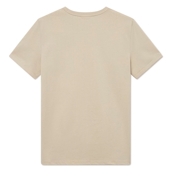 Pæn casual sand farvet t-shirt fra Les Deux med Logo