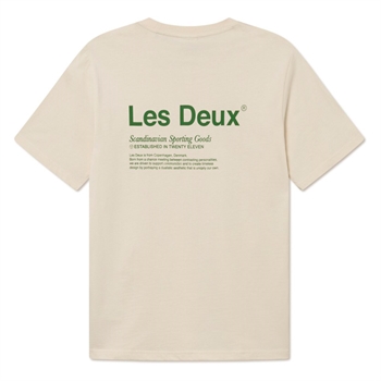 Casual Beige T-Shirt fra Les Deux med Motiv