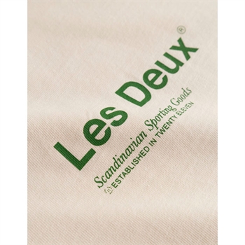 Casual Beige T-Shirt fra Les Deux med Motiv