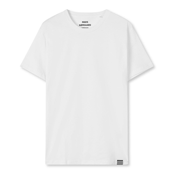 Hvid basis t-shirt fra Mads Nørgaard.