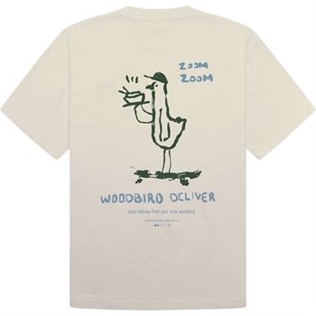 Woodbird Baine Delivery Tee Creme 