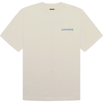 Woodbird Baine Delivery Tee Creme 