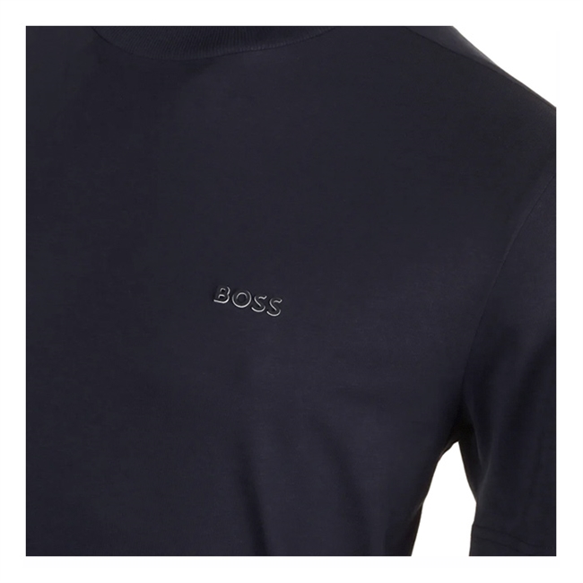 Klassisk BOSS T-Shirt i Moderne Blå Farve