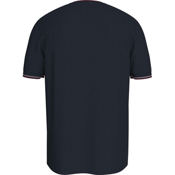 Basis T-shirt regular fit i mørkeblå fra Tommy Hilfiger.