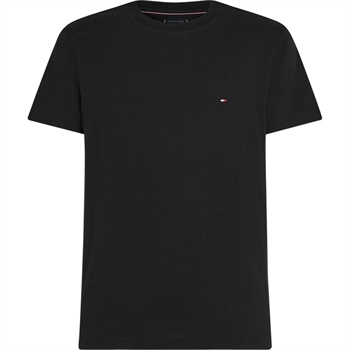 Regular fit t-shirt i sort fra Tommy Hilfiger.