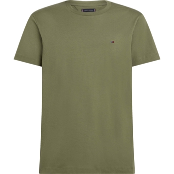 Regular fit t-shirt i grøn fra Tommy Hilfiger.