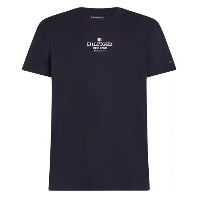 Smart navy t-shirt fra Tommy Hilfiger med logo