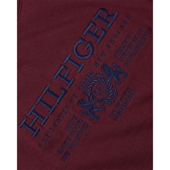 Smart Tommy Hilfiger T-Shirt i Bordeaux