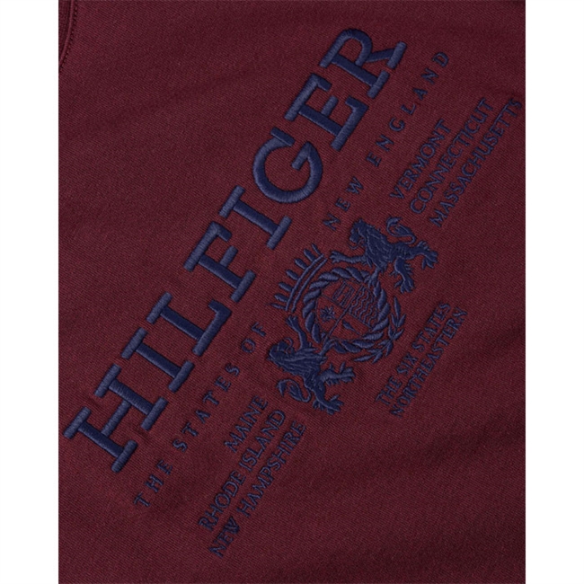 Smart Tommy Hilfiger T-Shirt i Bordeaux