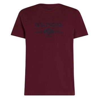 Smart Tommy Hilfiger T-Shirt i Bordeaux