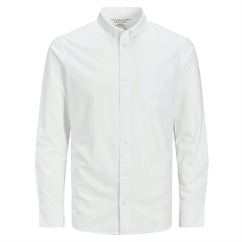 Klassisk hvid oxford skjorte fra Jack & Jones.