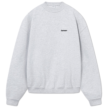 Bareen grå box fit / oversize sweatshirt med logo på ryggen.