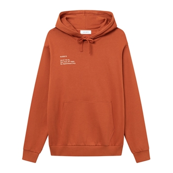 Behagelig og Blød Orange Hoodie fra Les Deux