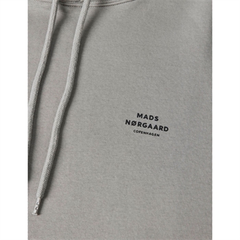 Lækker grå hoodie fra Mads Nørgaard med logo