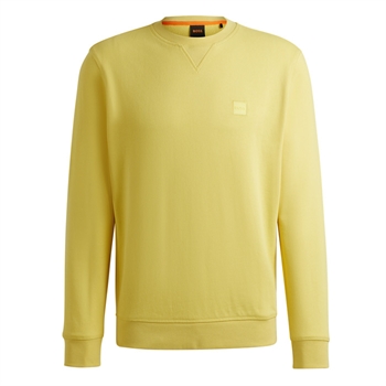 Smart gul sweatshirt fra BOSS.
