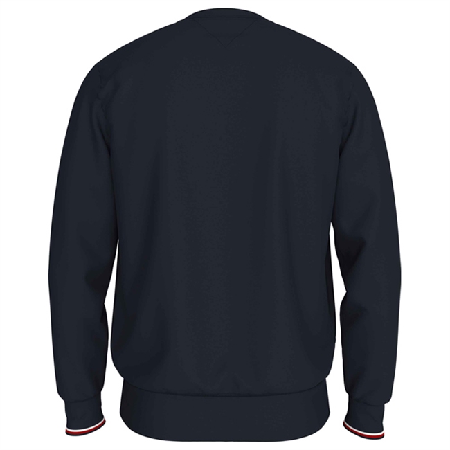 Klassisk Tommy Hilfiger Sweatshirt i Stilfuld Blå Farve