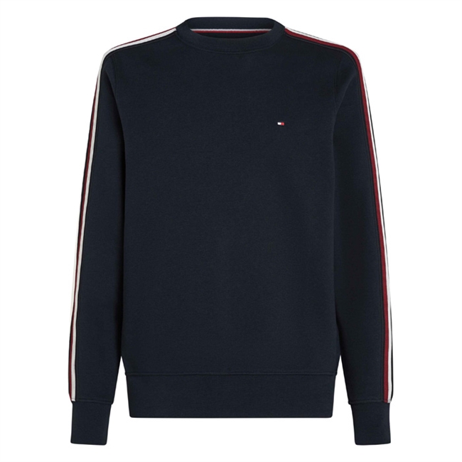 Stilren Mørkeblå Sweatshirt fra Tommy Hilfiger