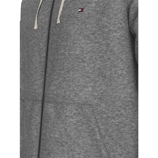 Moderne behagelig grå hoodie fra Tommy Hilfiger