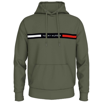 Stilfuld Grøn Hoodie fra Tommy Hilfiger